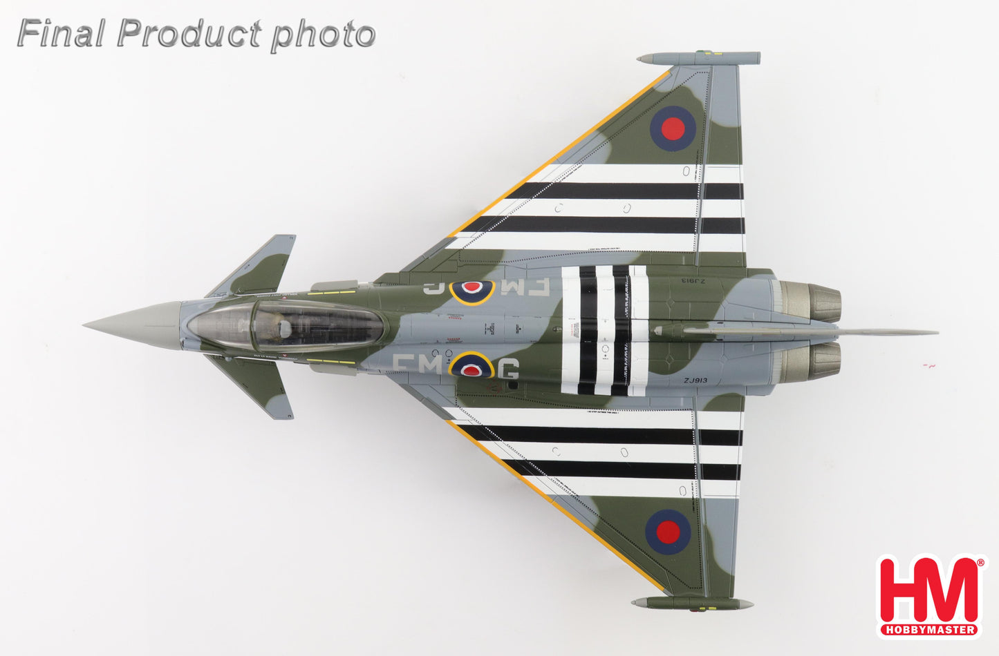 1/72 Eurofighter Typhoon FGR4 ZJ913/FM-G RAF 2024 (with 2 x Empty Pylon 1 Center Fuel Tank)