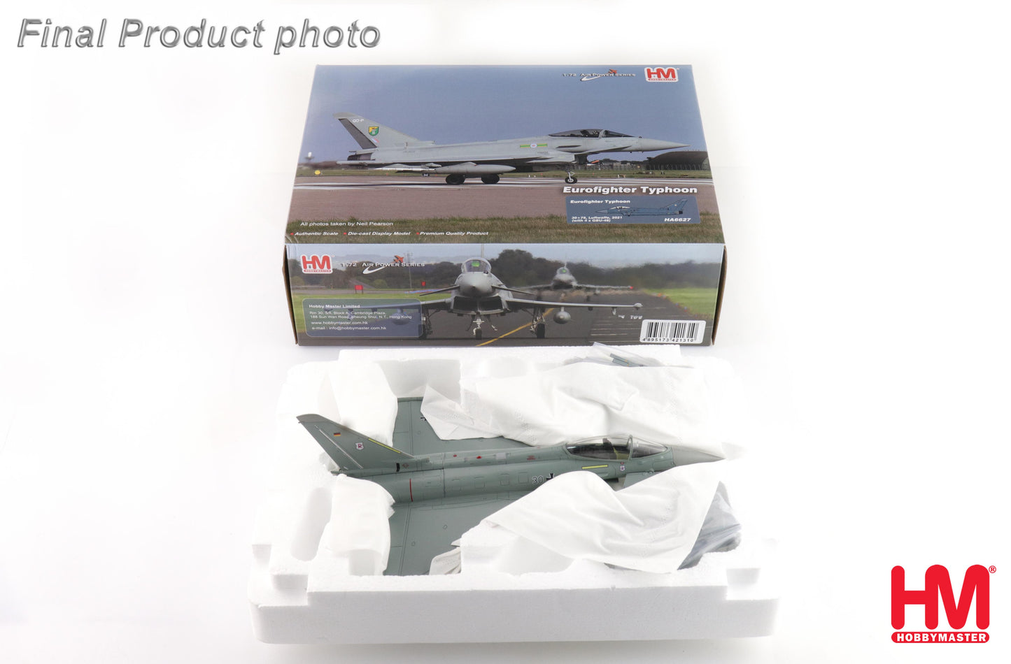 1/72 Eurofighter Typhoon 30+78 Luftwaffe 2021 (with 4 x GBU-48)