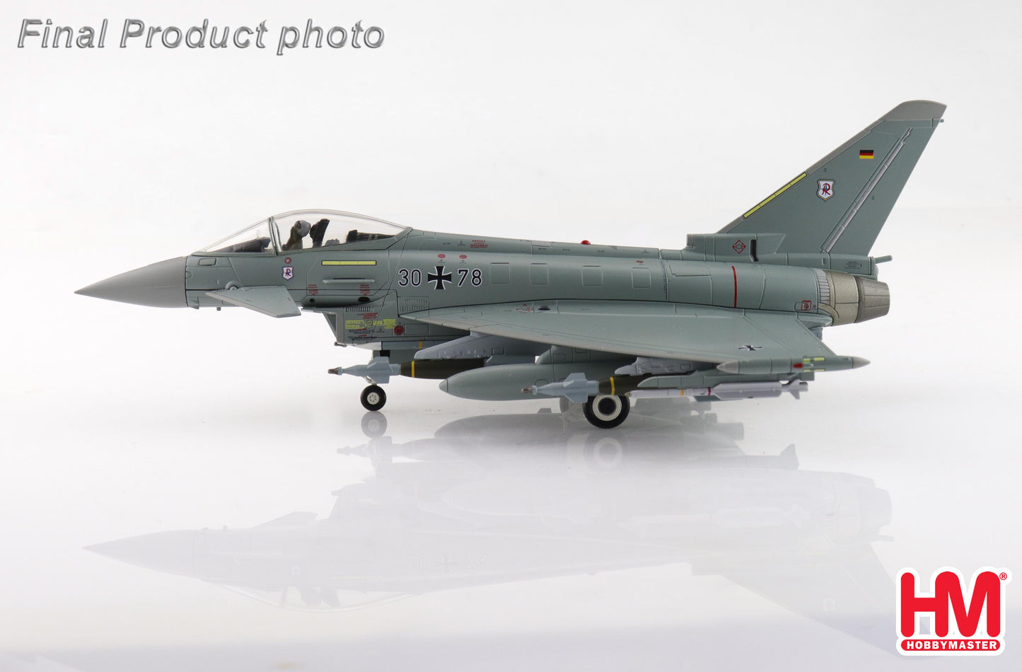 1/72 Eurofighter Typhoon 30+78 Luftwaffe 2021 (with 4 x GBU-48)