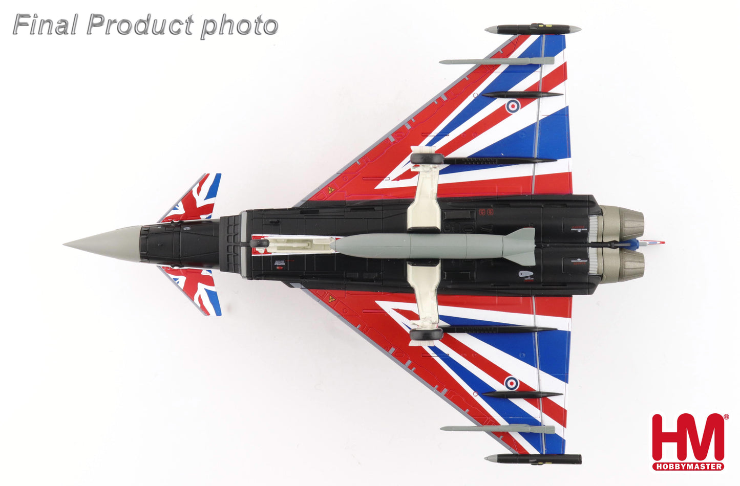 1/72 Eurofighter Typhoon "Blackjack" ZJ914 RAF 2021 (with Generic Box 2 x Empty Pylon 1 x Center Fuel Tank)