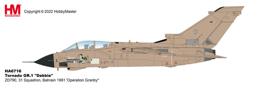 1/72 Tornado GR.1 "Debbie" ZD790 31 Squadron Bahrain 1991 "Operation Granby"