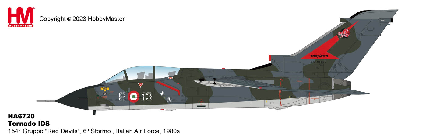 1/72 Tornado IDS 154° Gruppo "Red Devils" 6º Stormo Italian Air Force 1980s