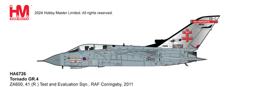 1/72 Tornado GR.4 ZA600 41 (R ) Test and Evaluation Sqn. RAF Coningsby 2011