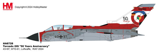1/72 Tornado IDS "50 Years Anniversary" 43+97 WTD-61 Luftwaffe RIAT 2024
