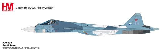 1/72 Su-57 Felon Blue 054 Russian Air Force January 2013