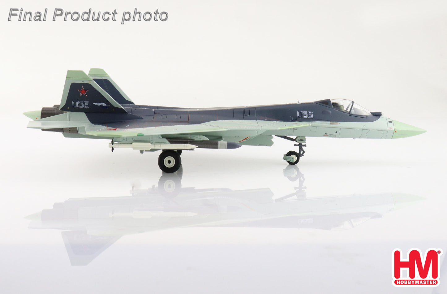 1/72 Su-57 Stealth Fighter (T-50) Bort 56 Russian Air Force Zhukovsky Airfield 2023 (with KH-31 Missiles)