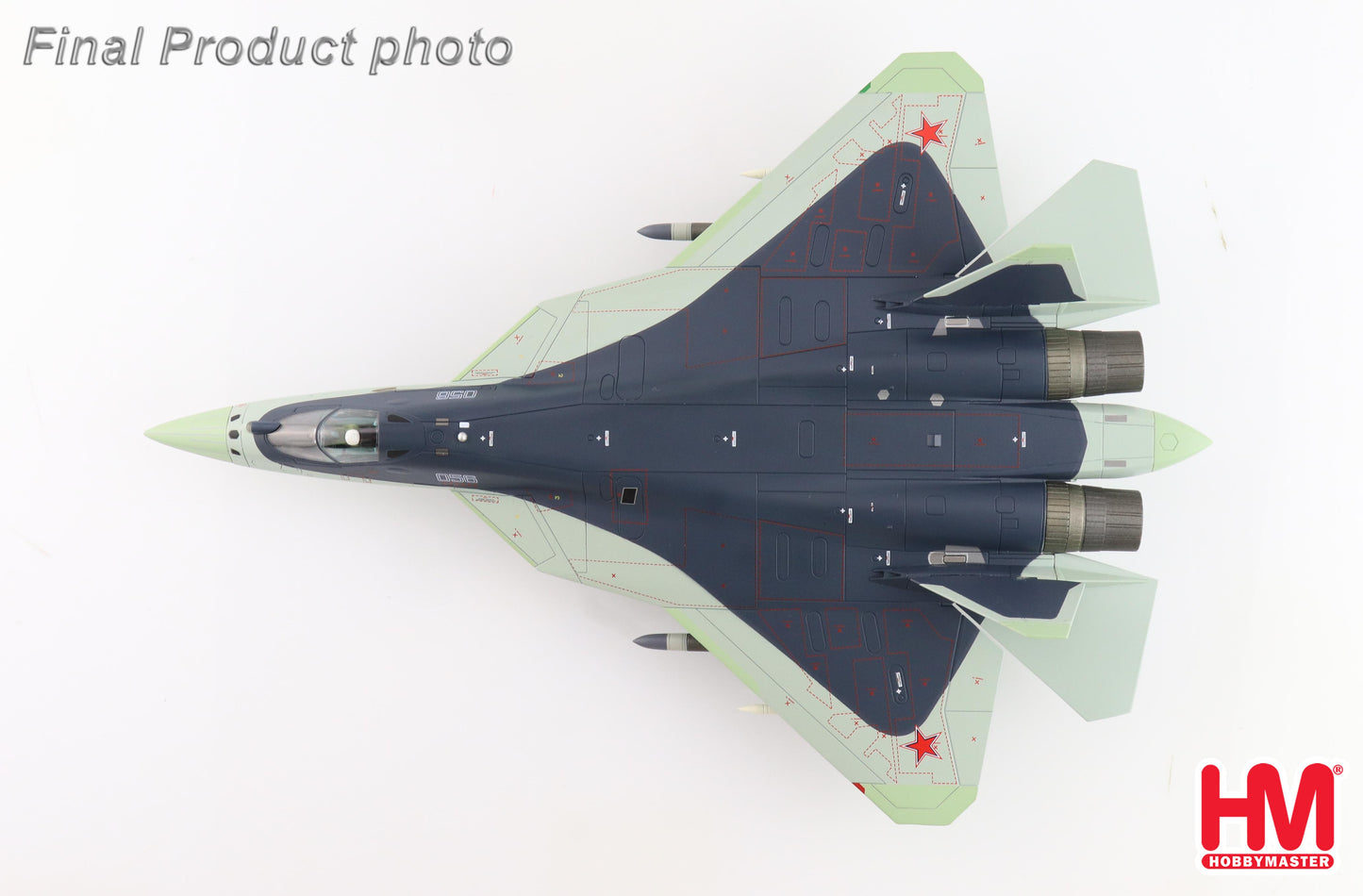 1/72 Su-57 Stealth Fighter (T-50) Bort 56 Russian Air Force Zhukovsky Airfield 2023 (with KH-31 Missiles)