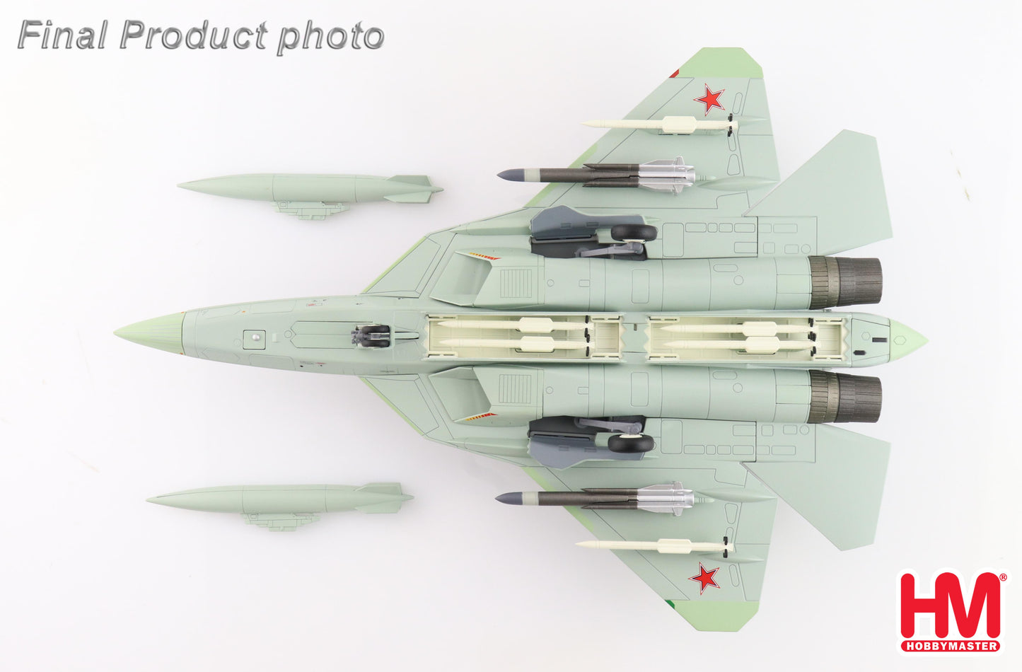1/72 Su-57 Stealth Fighter (T-50) Bort 56 Russian Air Force Zhukovsky Airfield 2023 (with KH-31 Missiles)