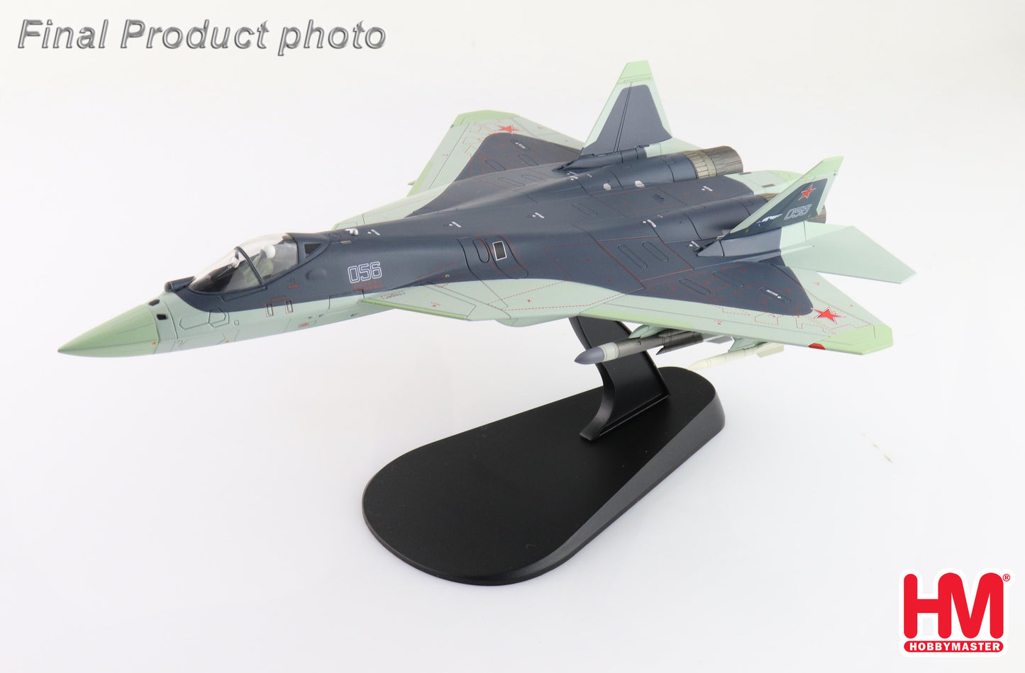 1/72 Su-57 Stealth Fighter (T-50) Bort 56 Russian Air Force Zhukovsky Airfield 2023 (with KH-31 Missiles)