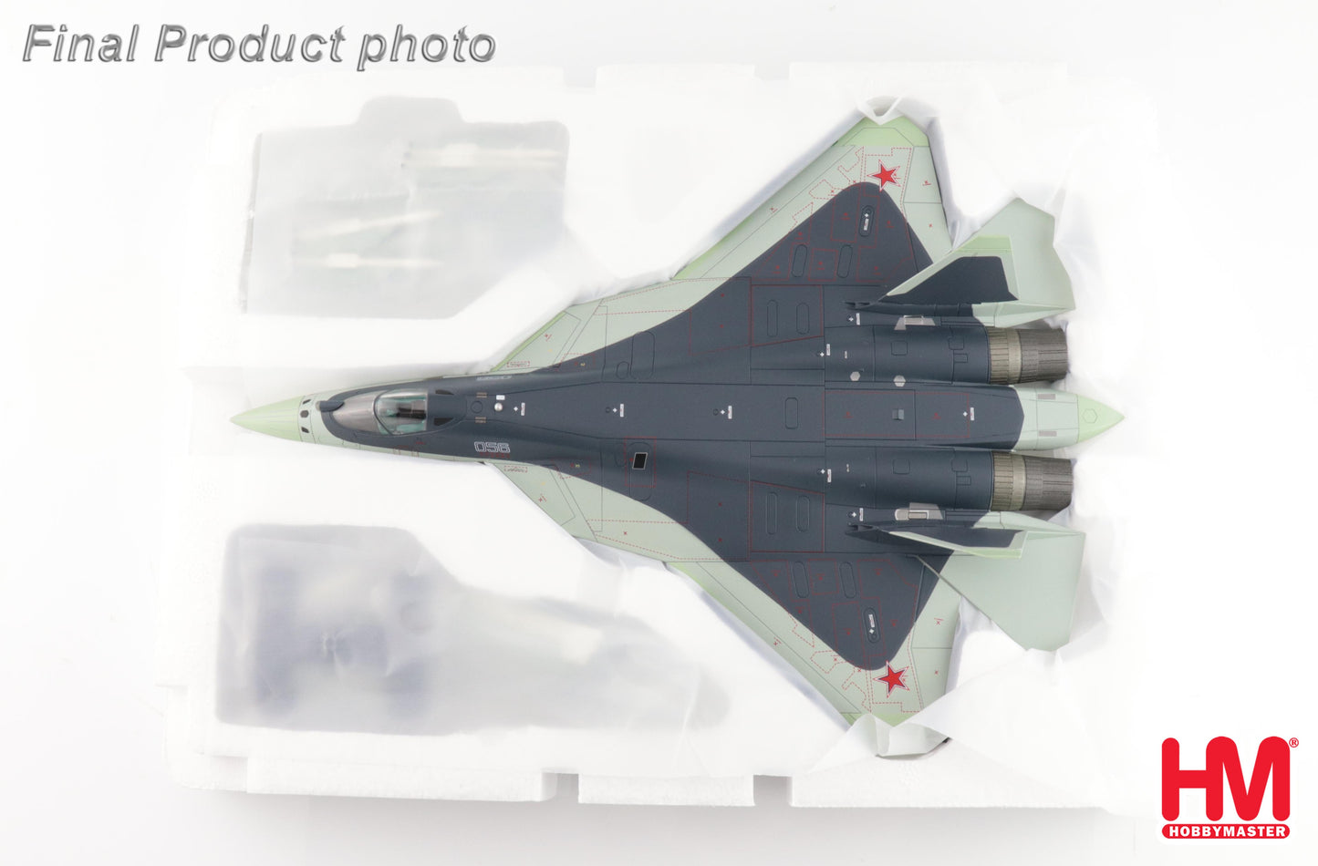 1/72 Su-57 Stealth Fighter (T-50) Bort 56 Russian Air Force Zhukovsky Airfield 2023 (with KH-31 Missiles)