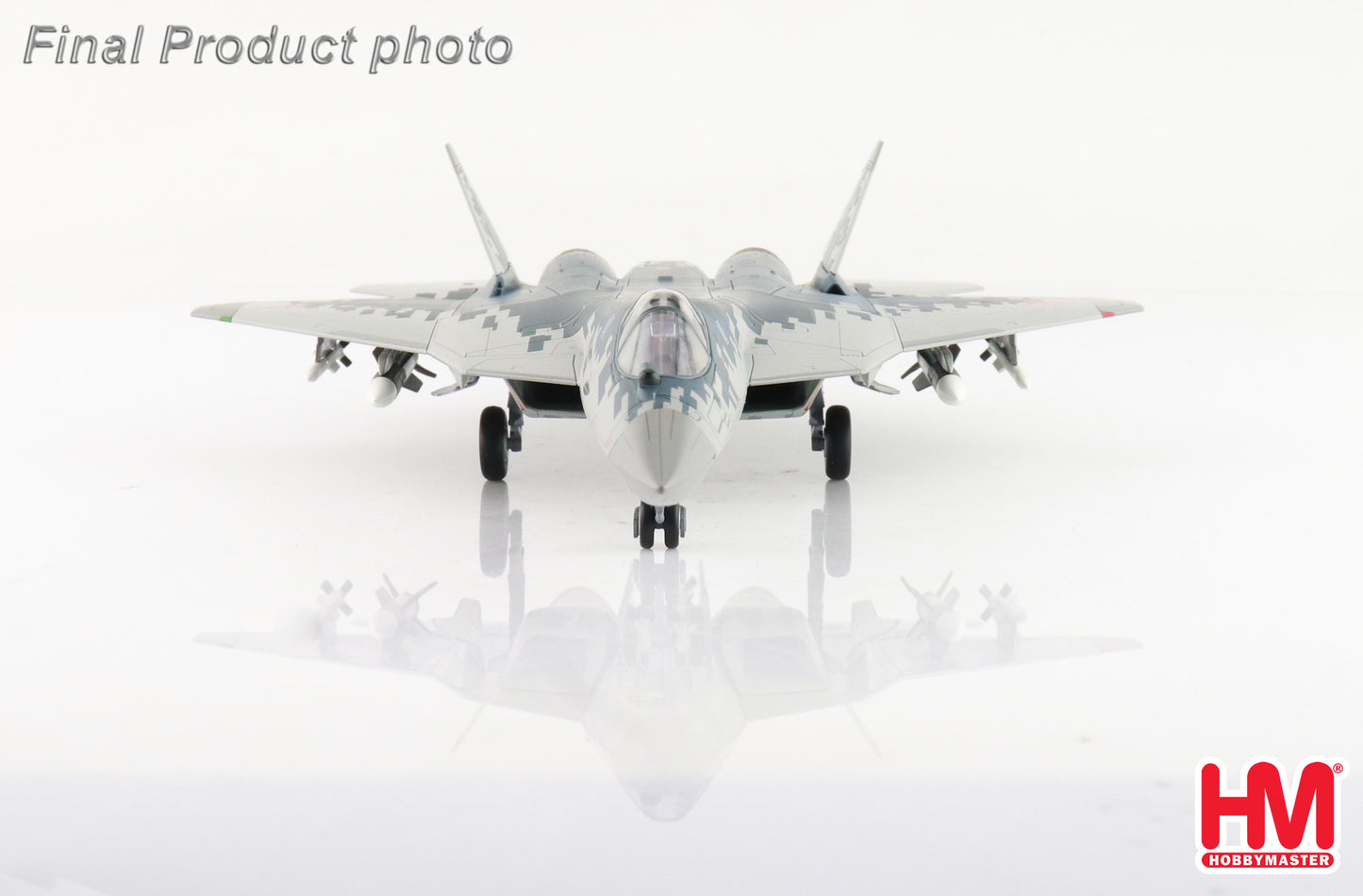 1/72 Su-57 Stealth Fighter 01 Blue Russian Air Force 2019 (with 2 x R-77 and 2 x R-37 Missiles on the Wings)