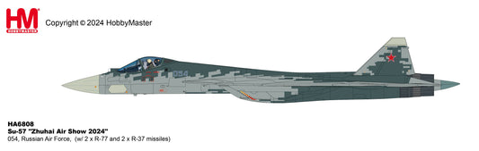 1/72 Su-57 "Zhuhai Air Show 2024" 054 Russian Air Force (with 2 x R-77 and 2 x R-37 Missiles)