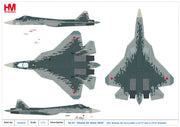 1/72 Su-57 "Zhuhai Air Show 2024" 054 Russian Air Force (with 2 x R-77 and 2 x R-37 Missiles)