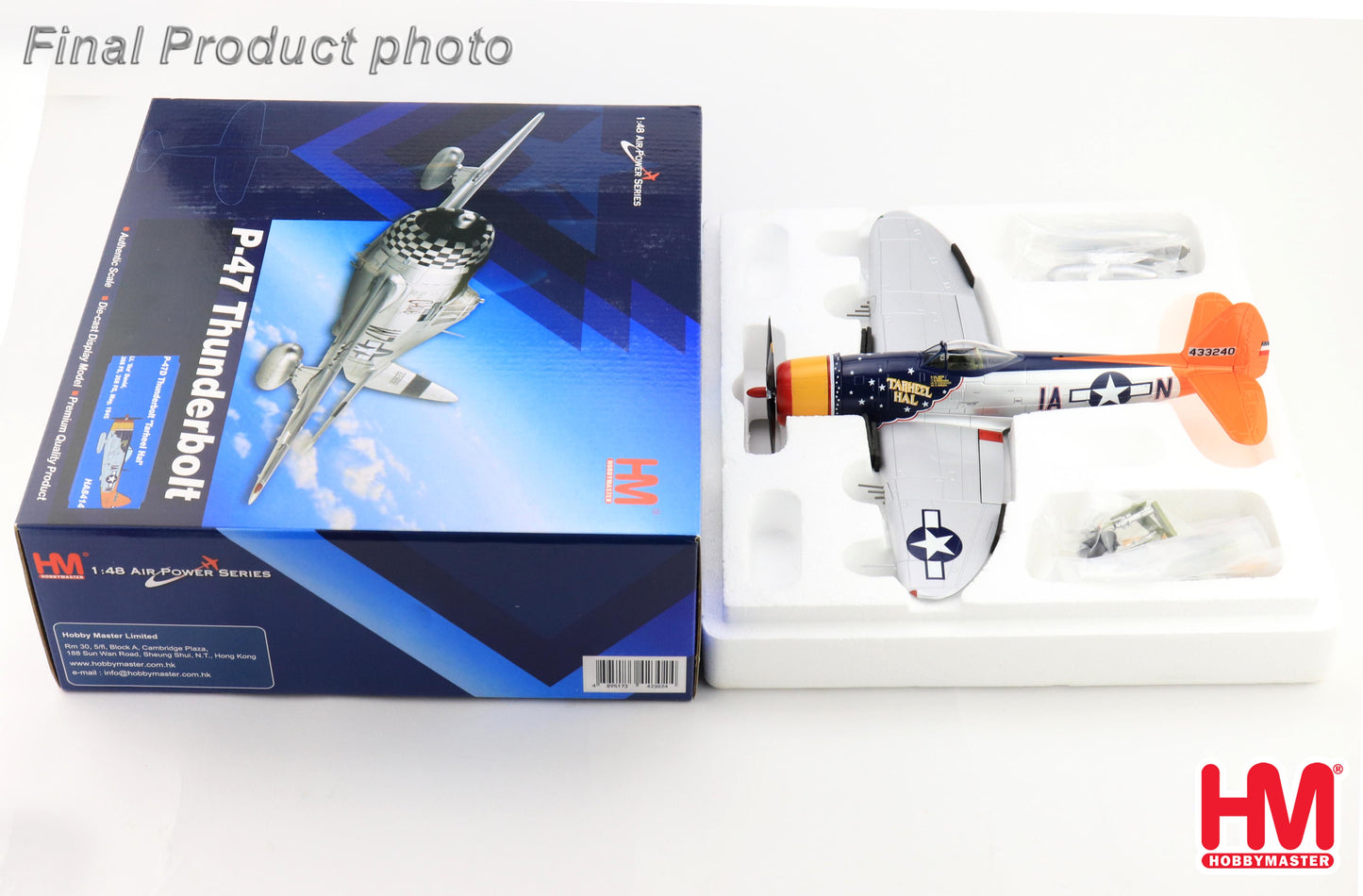 1/48 P-47D Thunderbolt "Tarheel Hal" Lt. 'Ike' David 366 FS 358 FG May 1945