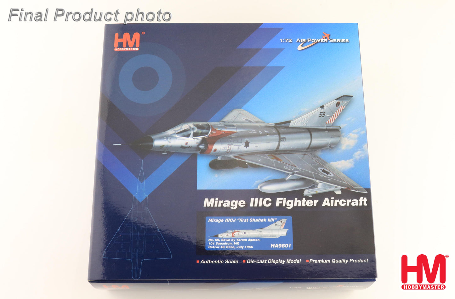 1/72 Mirage IIICJ "First Shahak Kill" No. 59 flown by Yoram Agmon 101 Squadron IAF Hatzor Air Base July 1966