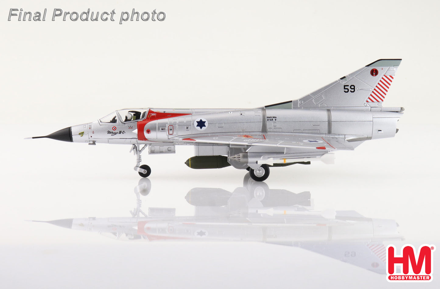 1/72 Mirage IIICJ "First Shahak Kill" No. 59 flown by Yoram Agmon 101 Squadron IAF Hatzor Air Base July 1966