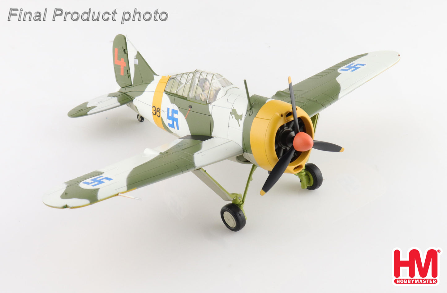 1/48 Brewster Model 239 "Buffalo" (Winter Scheme) BW364 3/LeLv 24 flown by WO Ilmari Juutilainen March 1942