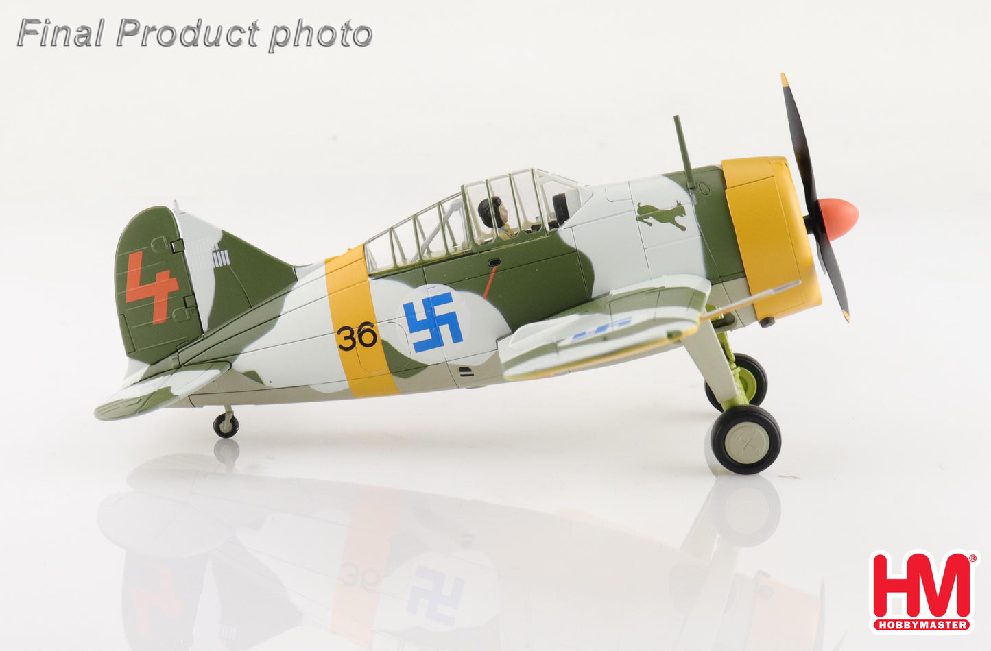 1/48 Brewster Model 239 "Buffalo" (Winter Scheme) BW364 3/LeLv 24 flown by WO Ilmari Juutilainen March 1942