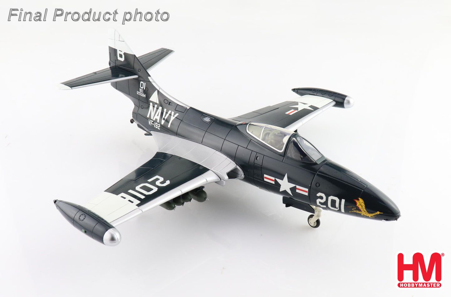 1/48 F9F-5 Panther 201/125584 VF-192 "Golden Dragon" USS Oriskany