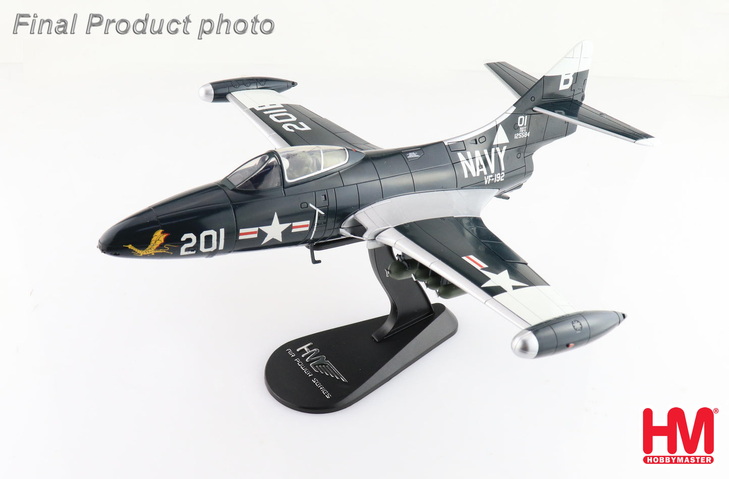 1/48 F9F-5 Panther 201/125584 VF-192 "Golden Dragon" USS Oriskany