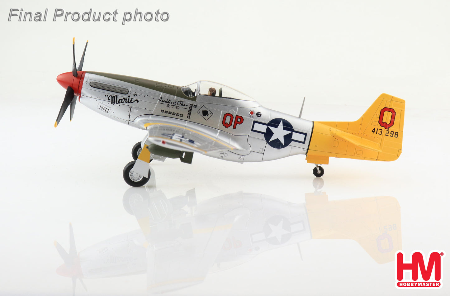 1/48 P-51D Mustang "Marie" flown by Capt. Freddie Ohr 2th FS 52th FG 1944