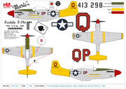 1/48 P-51D Mustang "Marie" flown by Capt. Freddie Ohr 2th FS 52th FG 1944