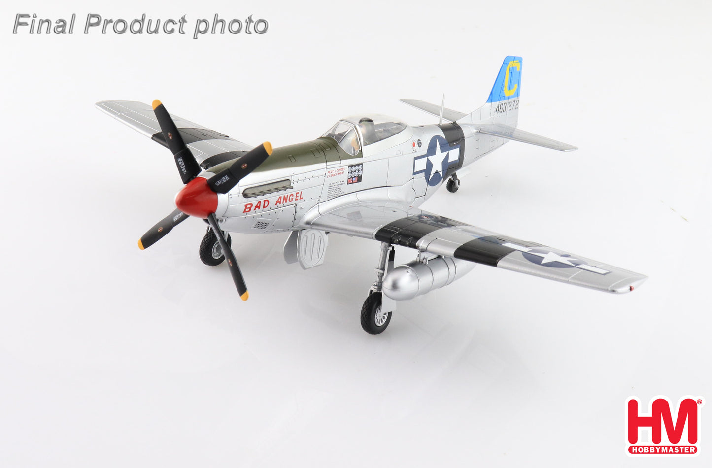 1/48 P-51D Mustang "Bad Angel" flown by Lt. Louis E. Curdes 4th FS 3rd ACG Laoag 1945
