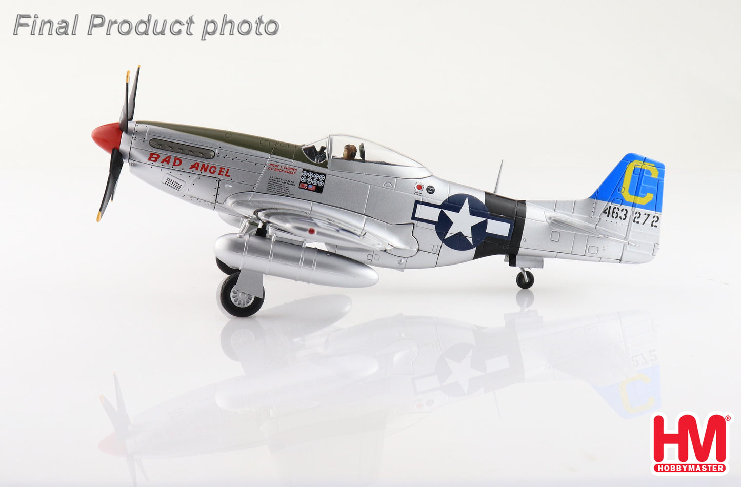1/48 P-51D Mustang "Bad Angel" flown by Lt. Louis E. Curdes 4th FS 3rd ACG Laoag 1945