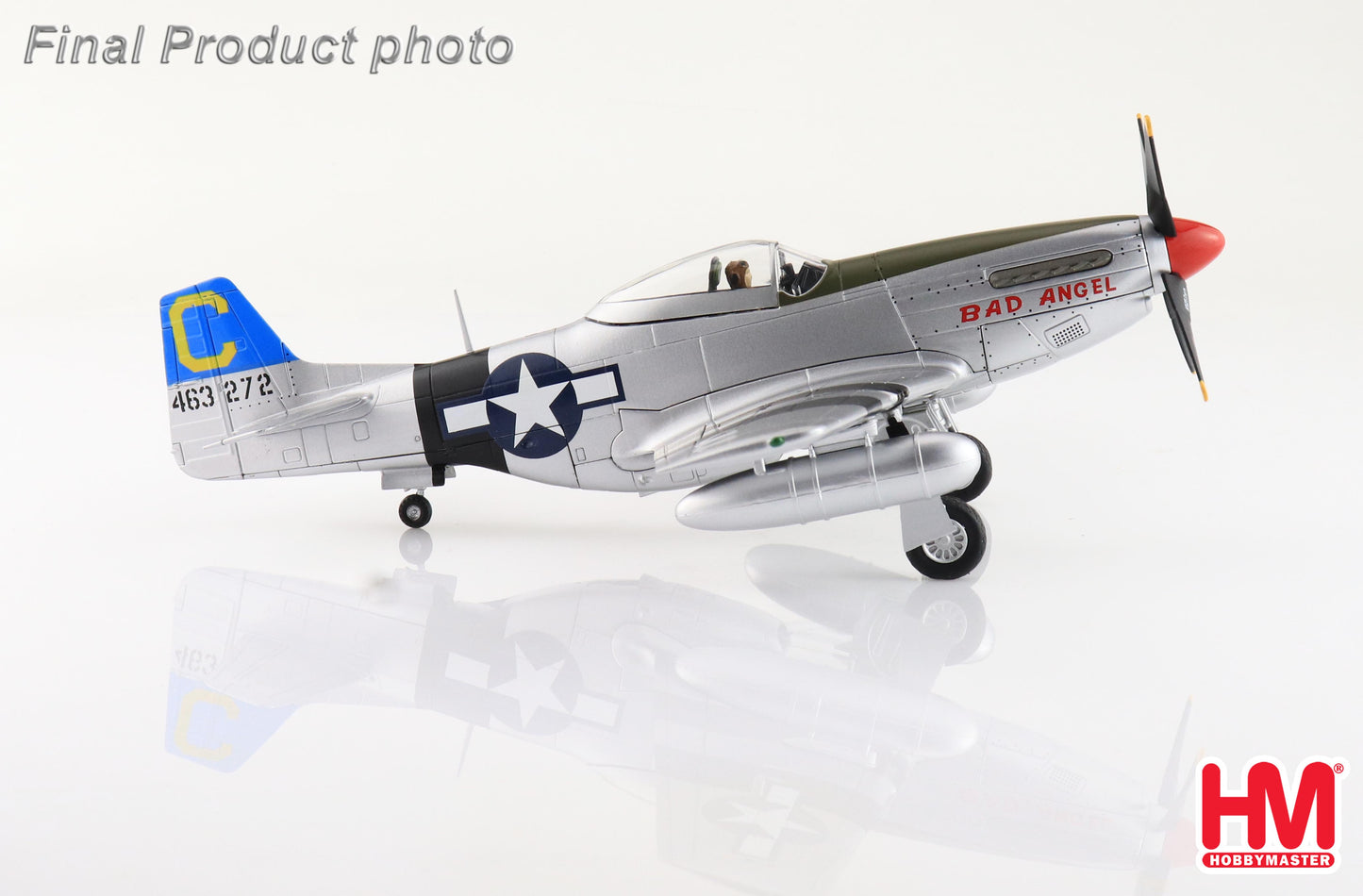 1/48 P-51D Mustang "Bad Angel" flown by Lt. Louis E. Curdes 4th FS 3rd ACG Laoag 1945