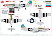 1/48 P-51D Mustang "Bad Angel" flown by Lt. Louis E. Curdes 4th FS 3rd ACG Laoag 1945