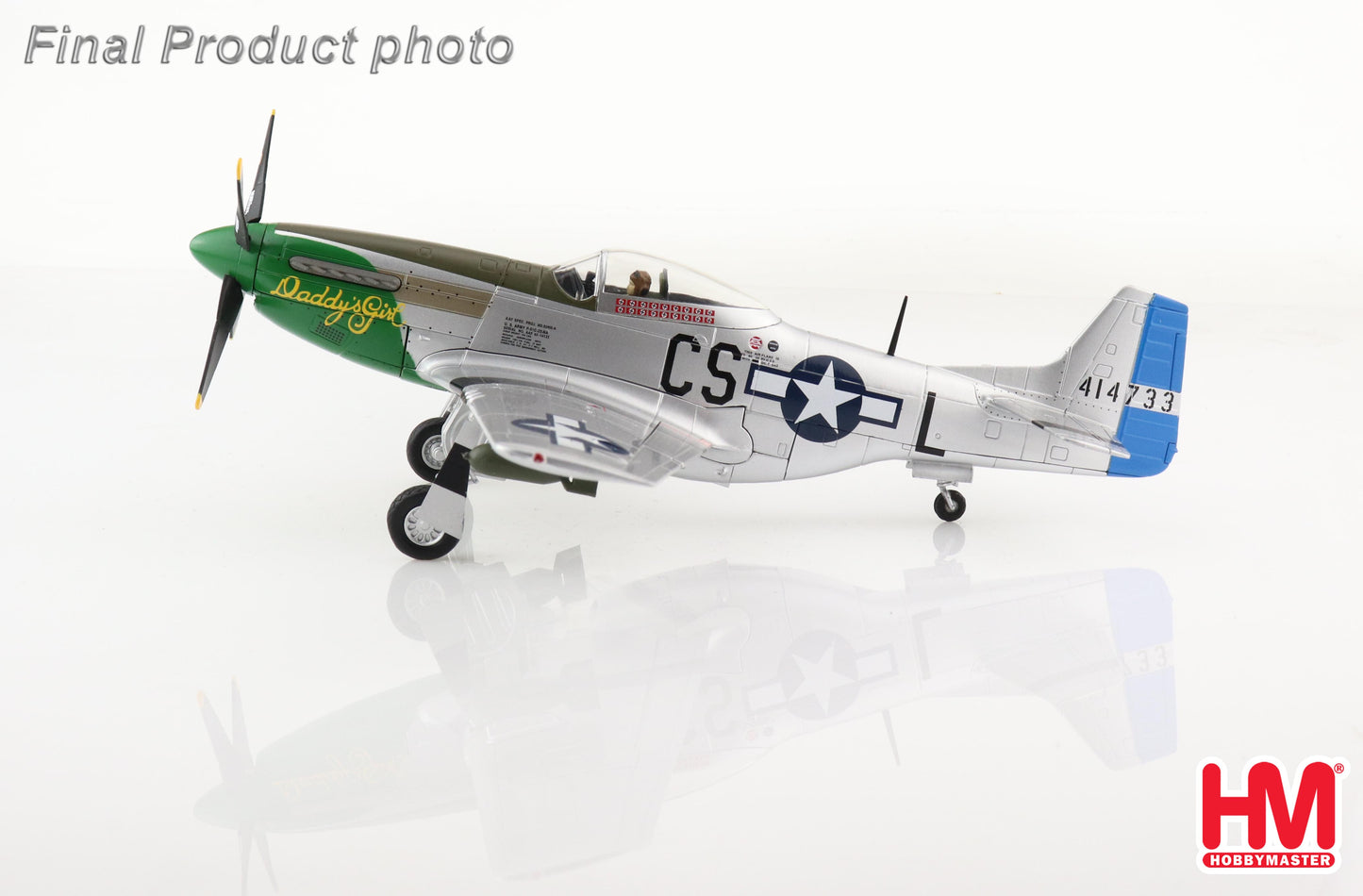 1/48 P-51D Mustang "Daddy's Girl" flown by Major Ray Wetmore 370th FS 359th FG East Wretham Norfolk 1945