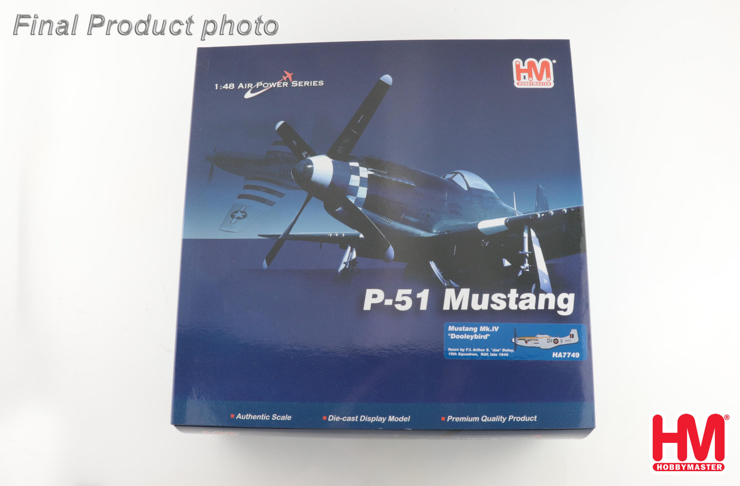 1/48 P-51D Mustang Mk.IV "Dooleybird" flown by F/L Arthur S. "Joe" Doley 19th Squadron RAF late 1945