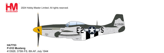 1/48 P-51D Mustang 413926 375th FS 8th AF July 1944