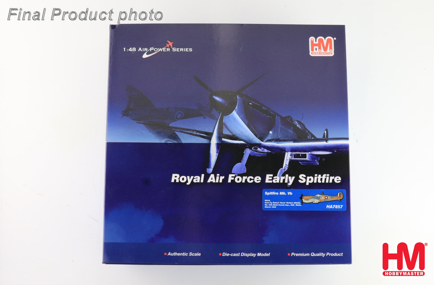 1/48 Spitfire Mk. Vb GN-H fown by Robert "Buck" McNair (RCAF) No. 249 (Gold Coast) Sqn. RAF Malta March 1942