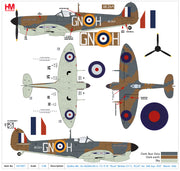1/48 Spitfire Mk. Vb GN-H fown by Robert "Buck" McNair (RCAF) No. 249 (Gold Coast) Sqn. RAF Malta March 1942