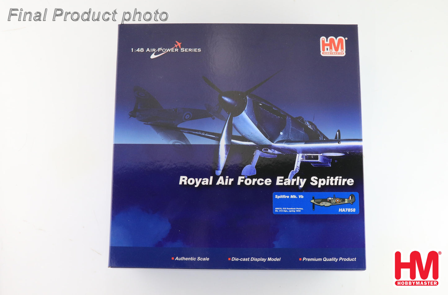 1/48 Spitfire Mk. Vb AD572 F/O Frantisek Perina No. 312 Sqn. Spring 1942