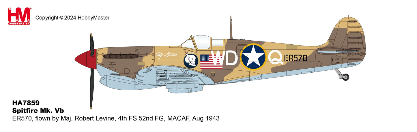 1/48 Spitfire Mk.Vb Trop ER570 4th FS 52nd FG MACAF August 1943
