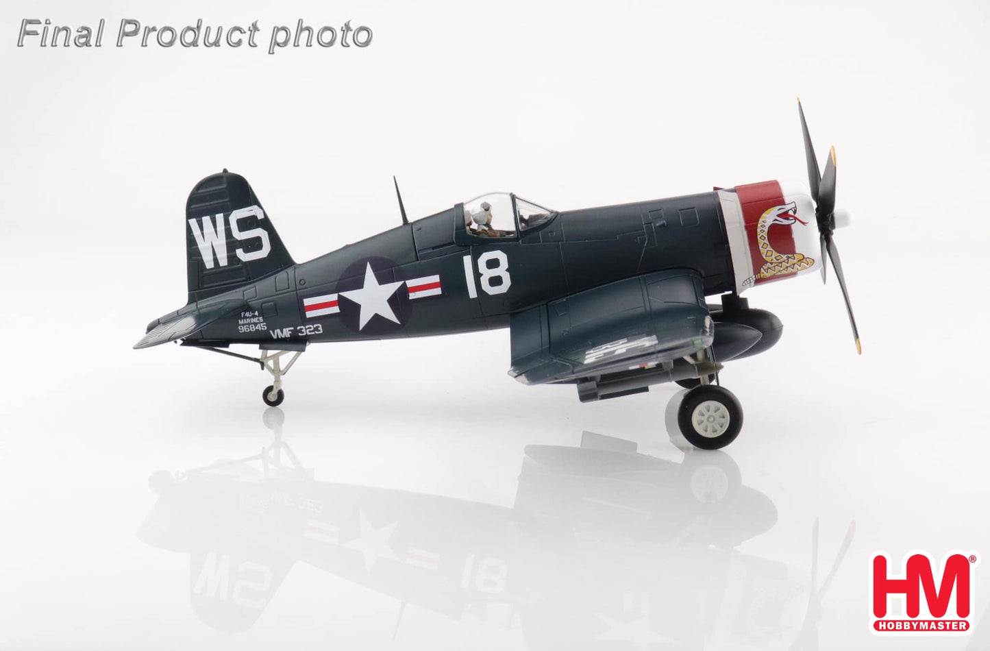 1/48 F4U-4 Corsair White 18 VMF-323 "Death Rattlers" USS Sicily June 1951 (with 8 HVAR Rockets)