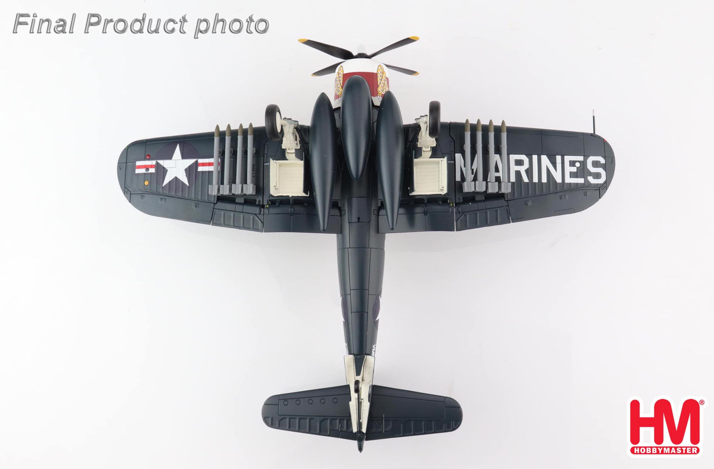 1/48 F4U-4 Corsair White 18 VMF-323 "Death Rattlers" USS Sicily June 1951 (with 8 HVAR Rockets)