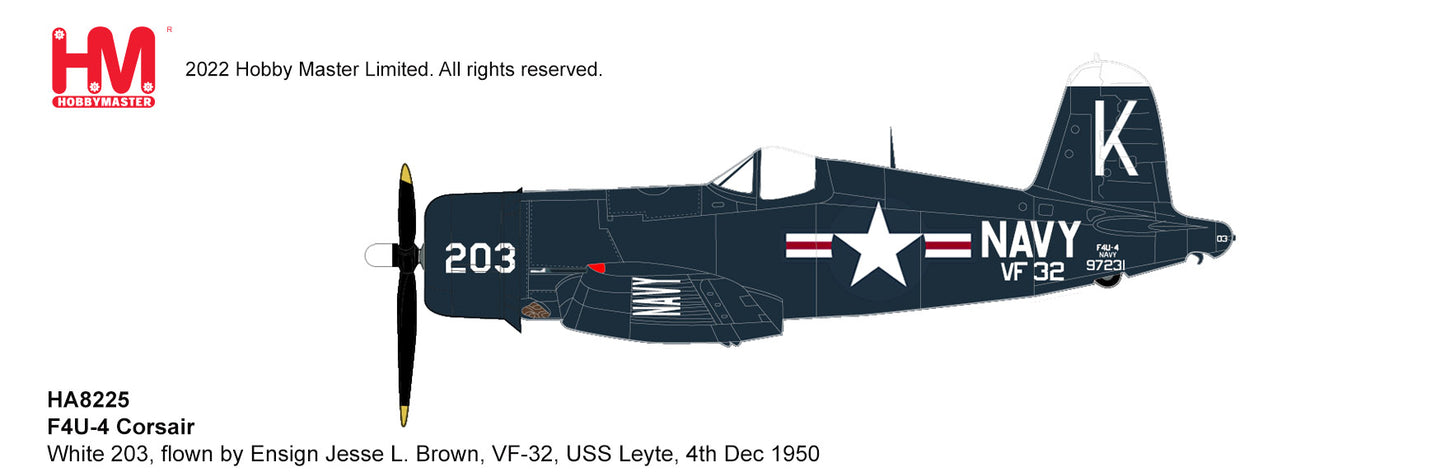 1/48 F4U-4 Corsair White 211 flown by Ensign Jesse L. Brown VF-32 USS Leyte 4th Dec 1950