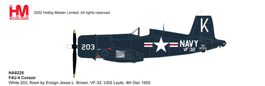 1/48 F4U-4 Corsair White 211 flown by Ensign Jesse L. Brown VF-32 USS Leyte 4th Dec 1950