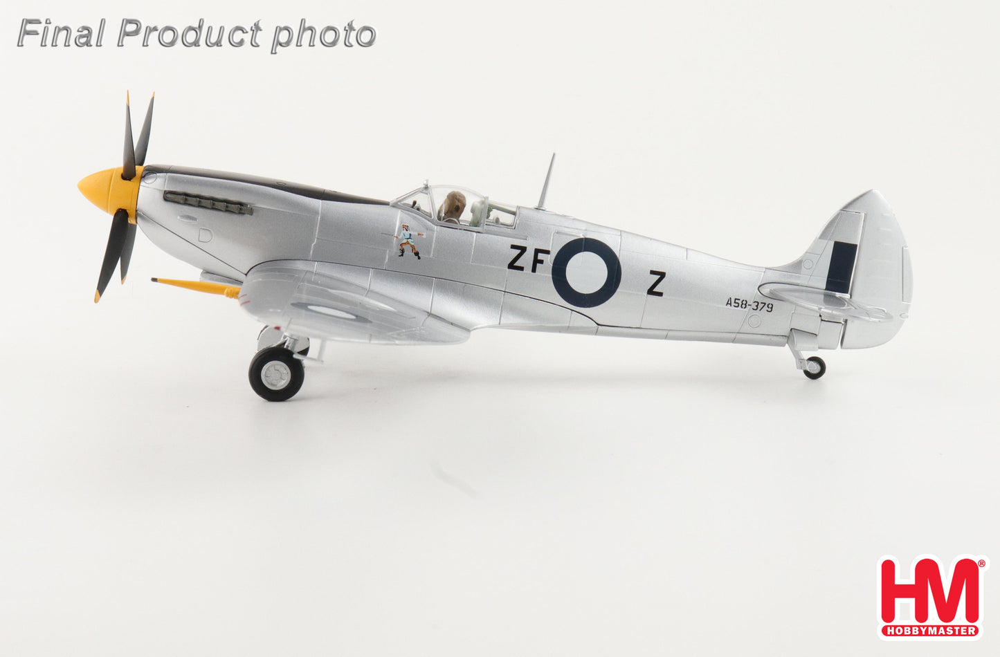 1/48 Spitfire Mk. VIII A53-379 flown by F/L David Glaser No. 549 Sqn. Strauss Airstrip Sept 1944