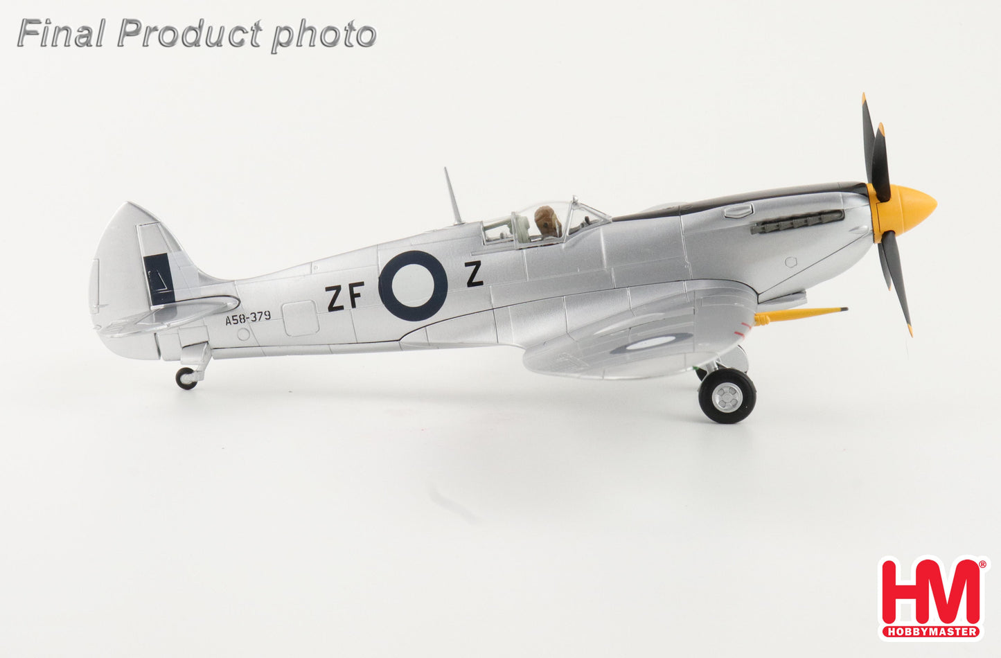 1/48 Spitfire Mk. VIII A53-379 flown by F/L David Glaser No. 549 Sqn. Strauss Airstrip Sept 1944