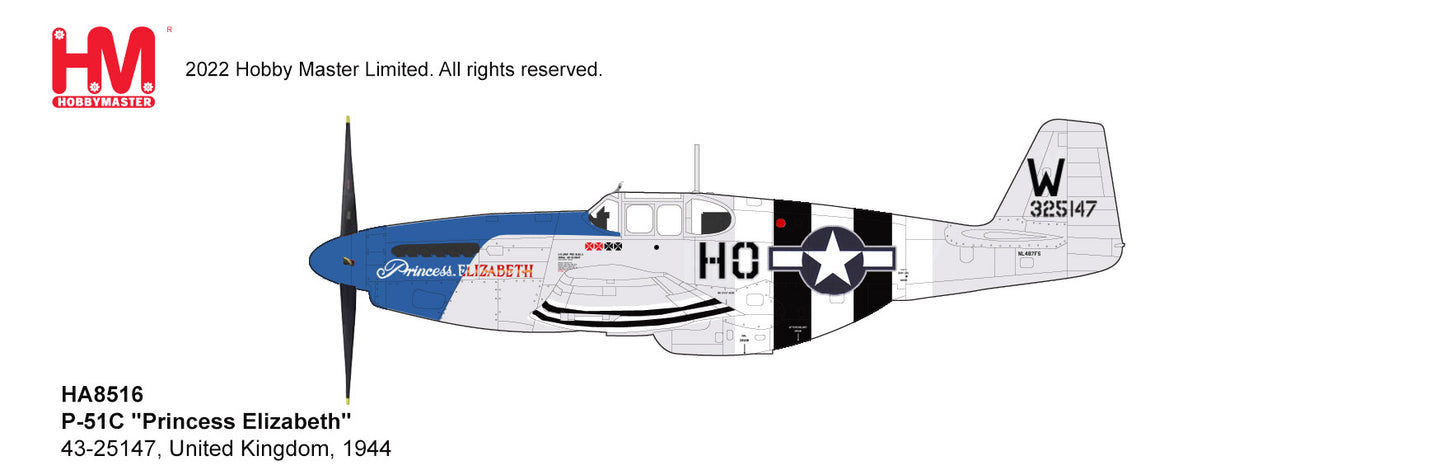 1/48 P-51C "Princess Elizabeth" 43-25147 "The Gathering of Mustangs & Legends" Sept 2007