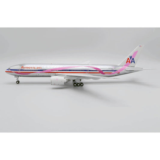 1/200 American Airlines Boeing 777-200ER "Pink Ribbon" "Polished" Reg: N759AN with Stand