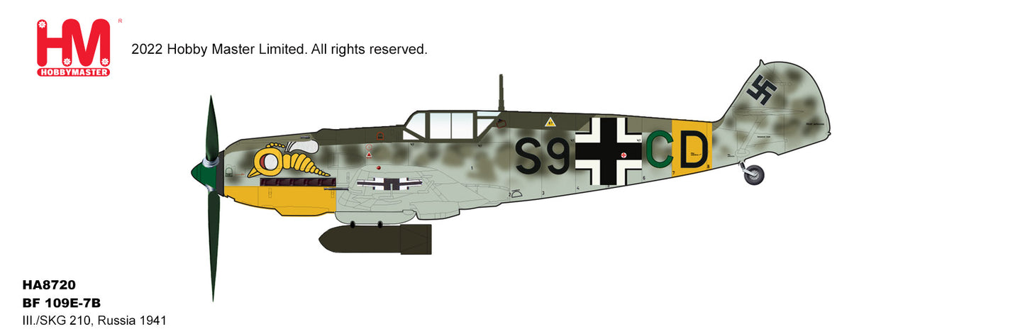 1/48 Bf-109E-7B III./SKG 210 Russia 1941