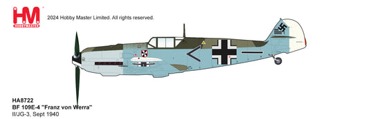1/48 Bf-109E-4 "Franz von Werra" II/JG-3 Sept 1940