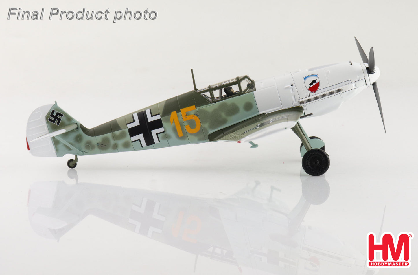 1/48 Bf-109E-3 "Karl Wolff" Yellow 15 III/JG 52 France August 1940