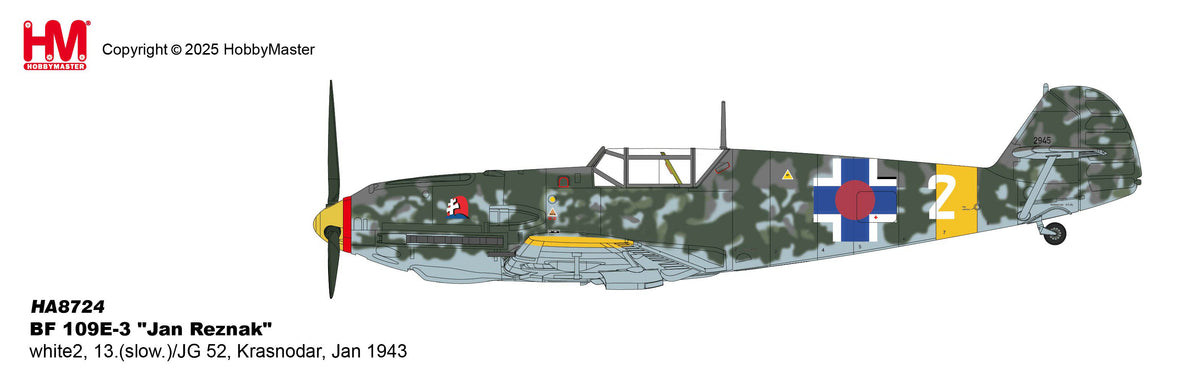 1/48 Bf-109E-3 "Jan Reznak" White2 13.(slow.)/JG 52 Krasnodar Jan 1943