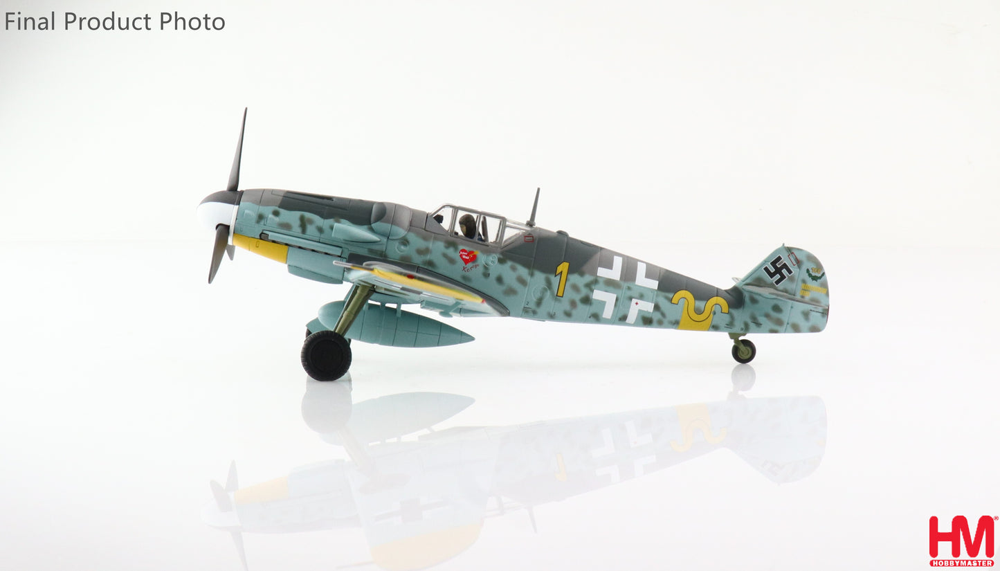 1/48 Bf-109G-6 Luftwaffe "Erich Hartmann" "Yellow 1"W.Nr. 20499 9./JG 52 Oct 1943